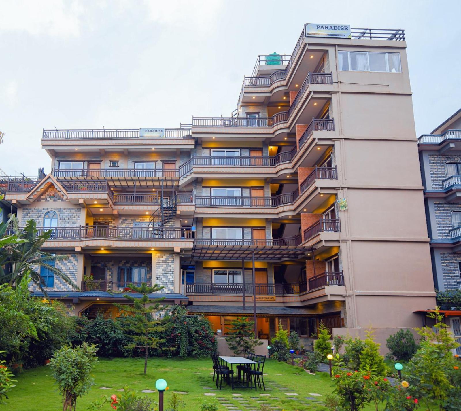 Paradise Boutique Hotel Покхара Экстерьер фото